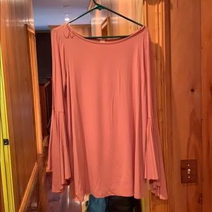 Long sleeve flare shirt